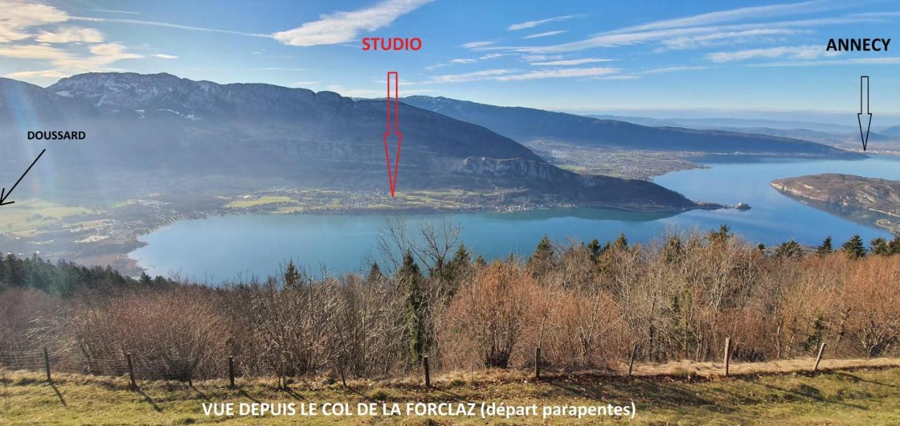 Studio A La Campagne Au Bout Du Lac D'Annecy Doussard Exterior photo