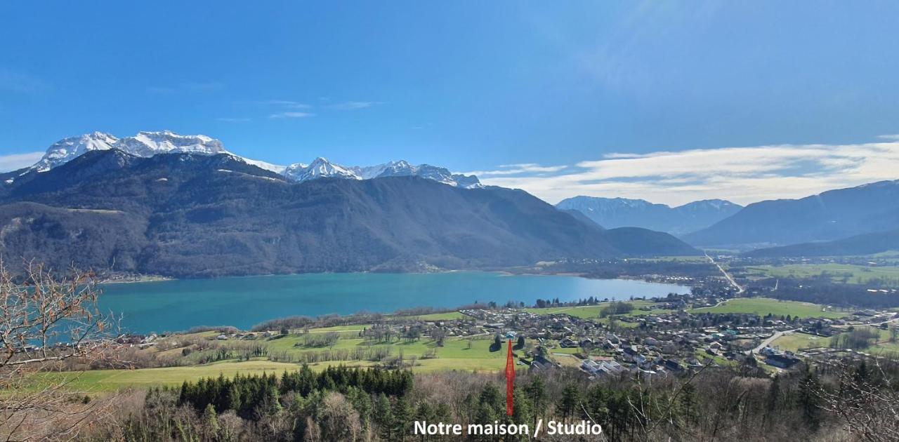 Studio A La Campagne Au Bout Du Lac D'Annecy Doussard Exterior photo