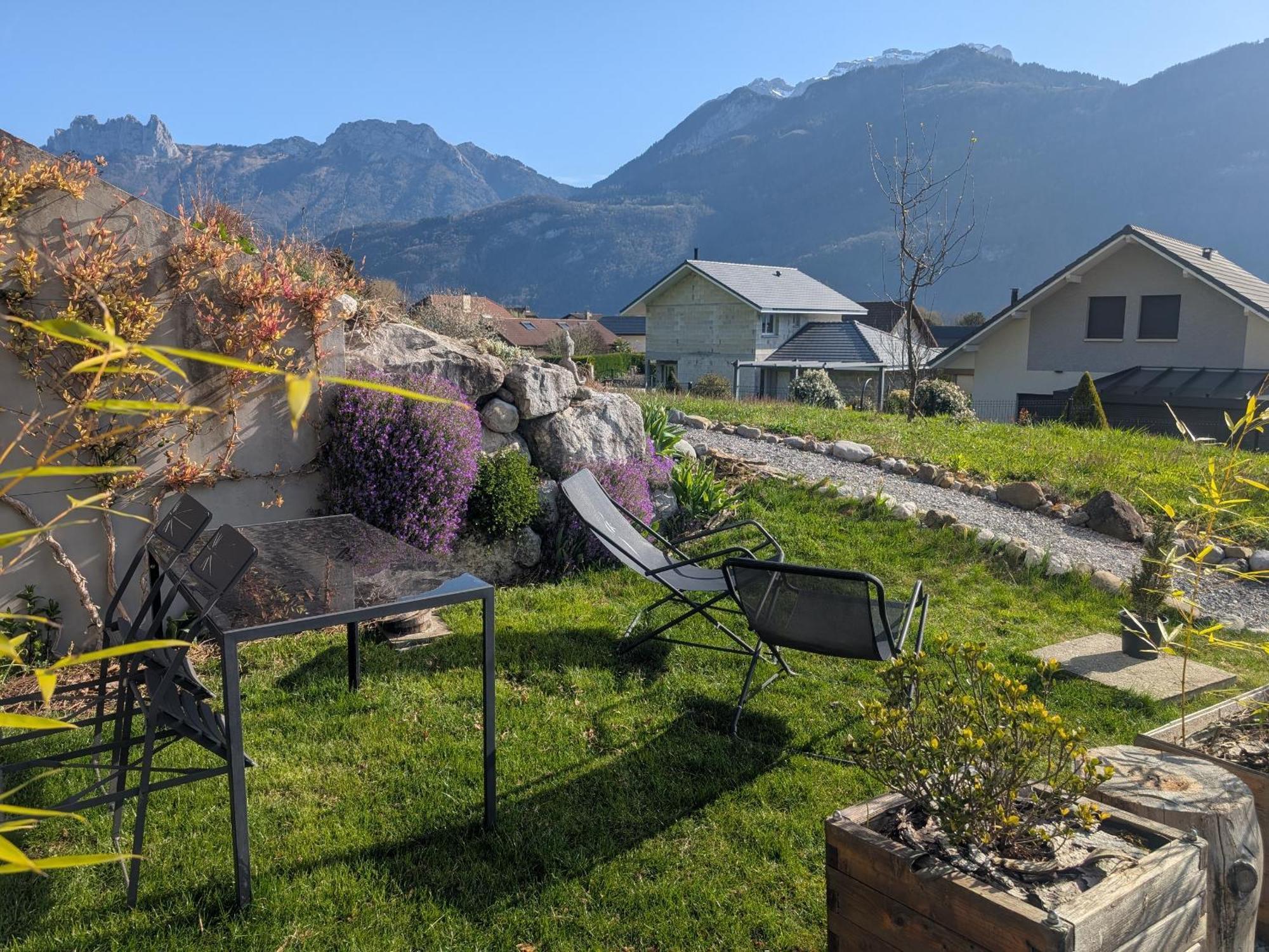 Studio A La Campagne Au Bout Du Lac D'Annecy Doussard Exterior photo